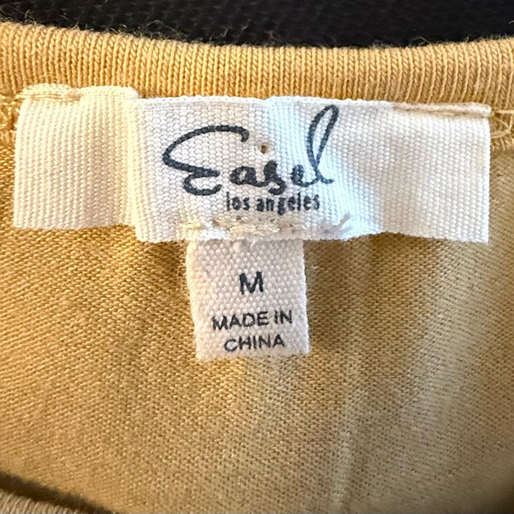 Easel Women's Multicolor Patchwork Long Sleeve Top - image 3